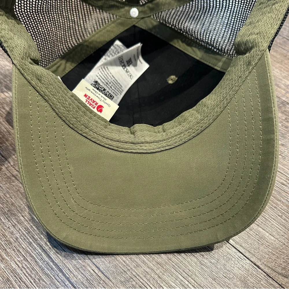 Fjällräven Green Trucker Hat Badge Langtradarkeps NWOT